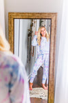 Blue And Pink Tie Dye Cropped Hoodie - Tie Dye Lounge Wear Jogger Set- Kendry Collection Boutique