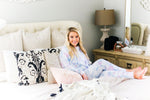 Blue And Pink Tie Dye Cropped Hoodie - Tie Dye Lounge Wear Jogger Set- Kendry Collection Boutique
