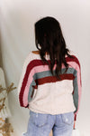 Multi Color Stripe Boatneck Sweater - Shop Kendry Collection Boutique