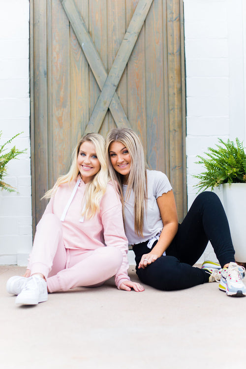 Pink Cropped Hoodie - Kendry Collection Boutique