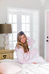 Pink Tie Dye Drawstring Jogger Pants