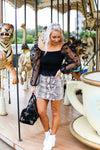 Black Polka Dot Mesh Long Sleeve Top - Shop Kendry Collection Boutique