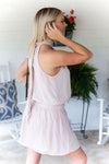 Mock Neck Ruched Waist Mini Dress - Kendry Collection Boutique