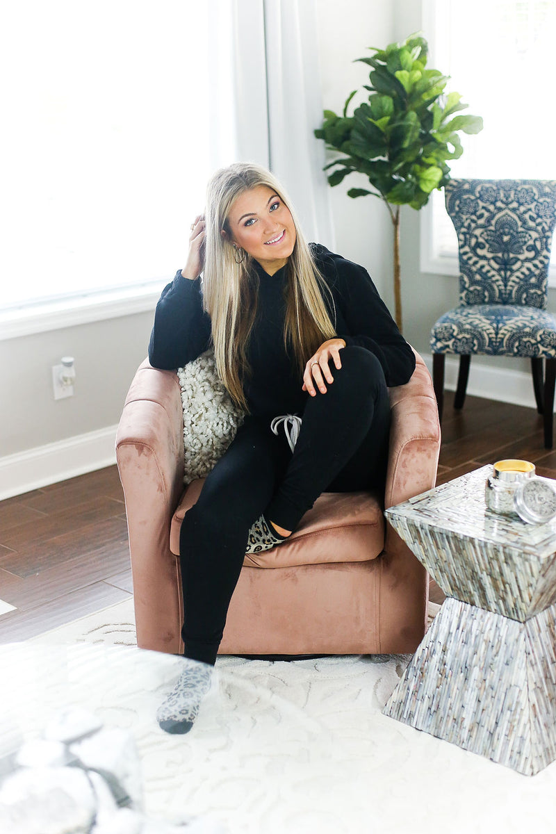 Black Drawstring Jogger Pants - Kendry Collection Boutique