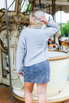 Black Acid Wash Denim Mini Skirt - Shop Kendry Collection Boutique 