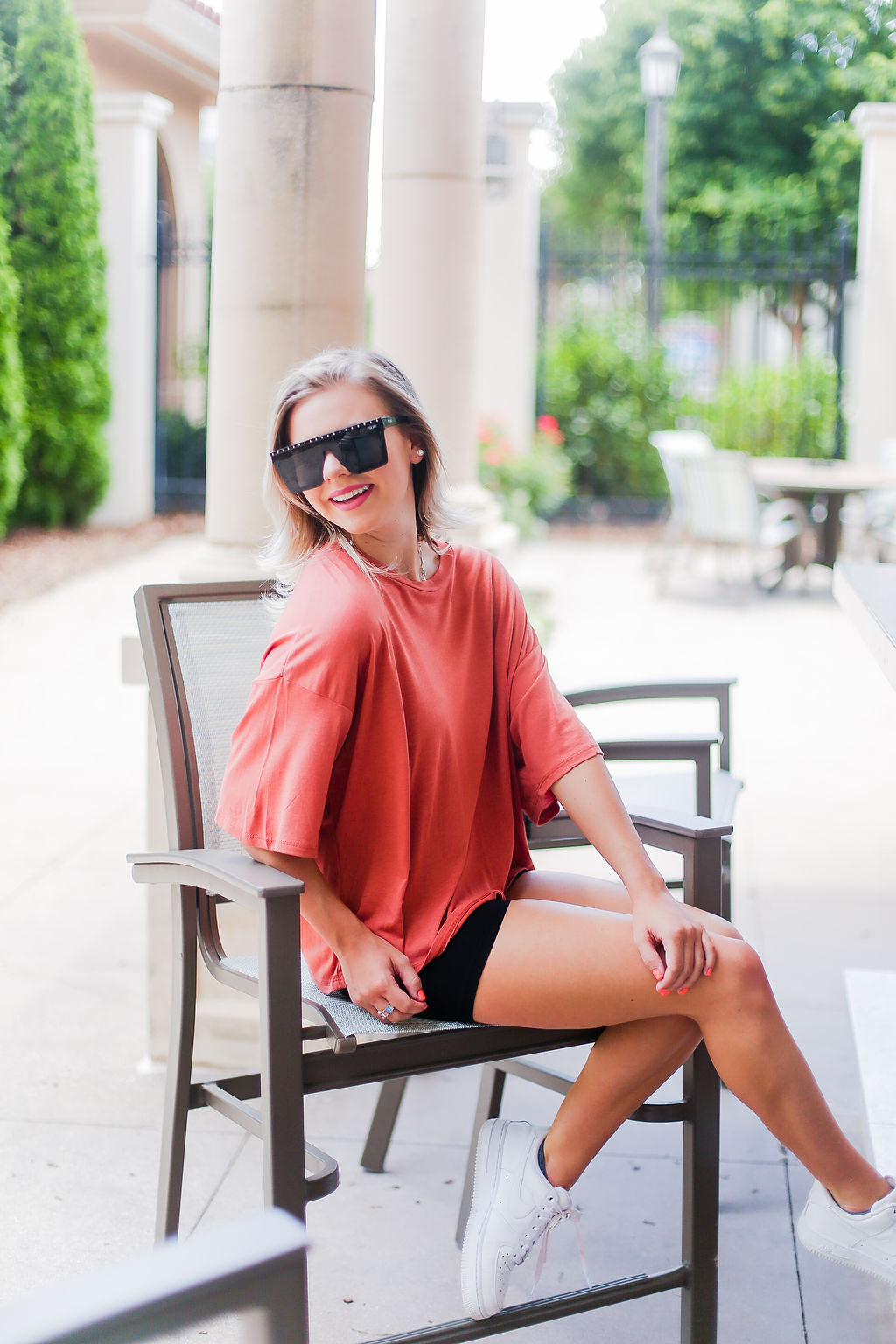 Orange Oversized Basic T-Shirt - Shop Kendry Collection Boutique