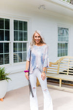 Jennifer High Waisted Distressed White Bell Bottoms