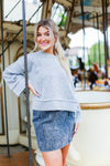 Heather Grey Wide Sleeve Sweater - Shop Kendry Collection Boutique
